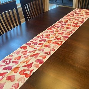 Hearts Table Runner